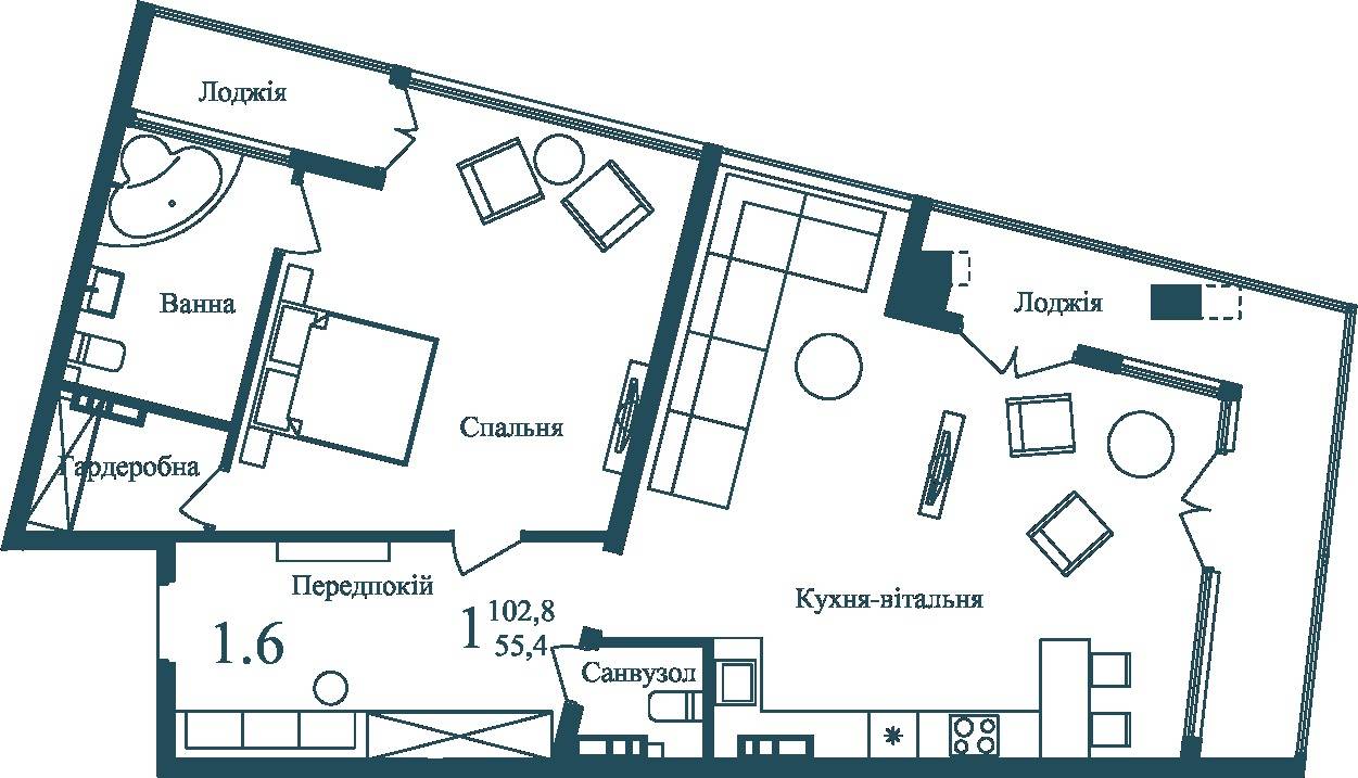 Kandinsky Odessa Residence (Кандинский) Изображение 9